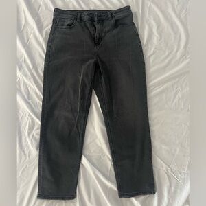 American Eagle straight leg jeans. Black. Size 10 short.